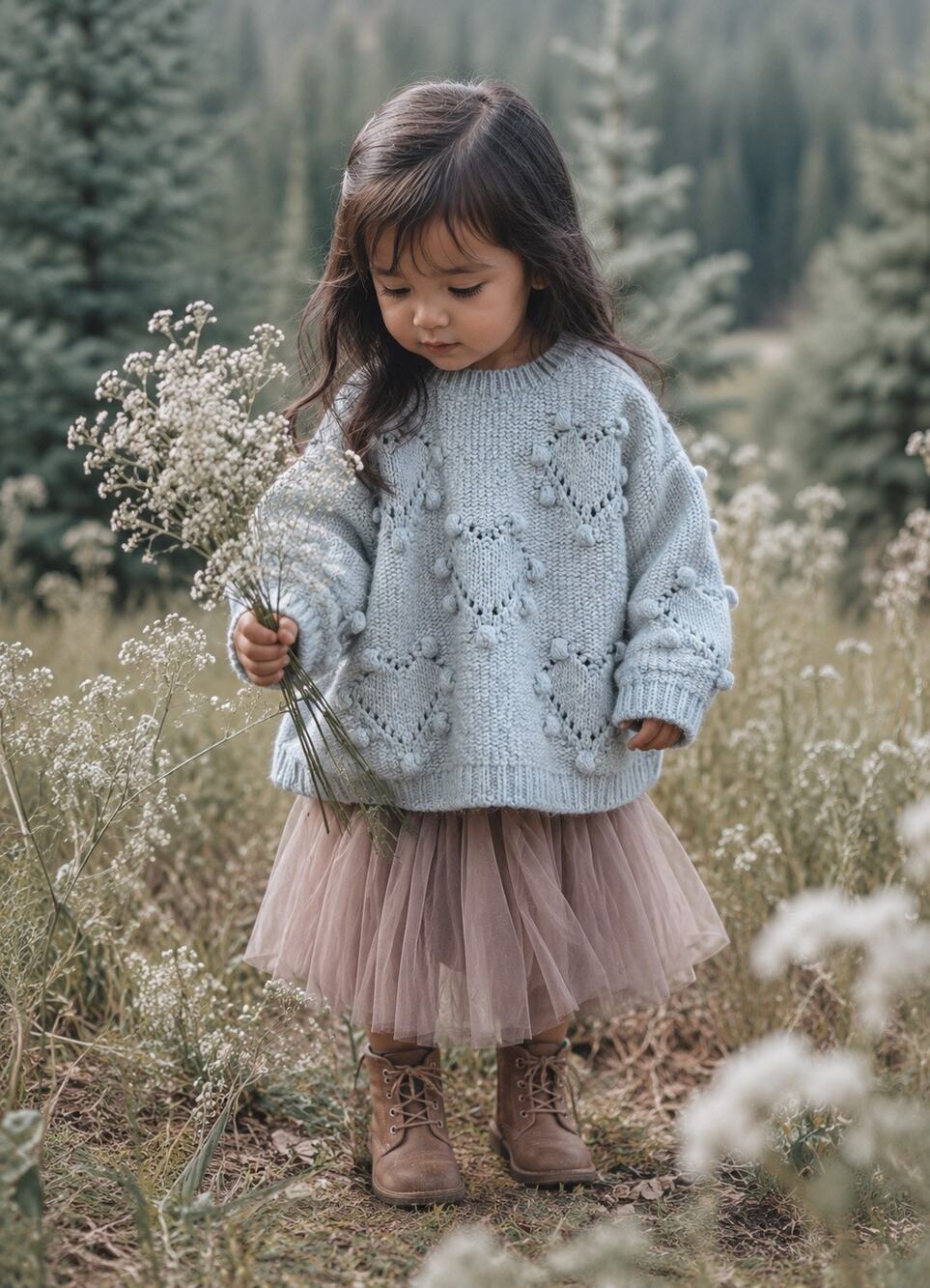Cuddle Weather Zara Bauble Heart Slouchy Oversized Cozy Pom Sweater